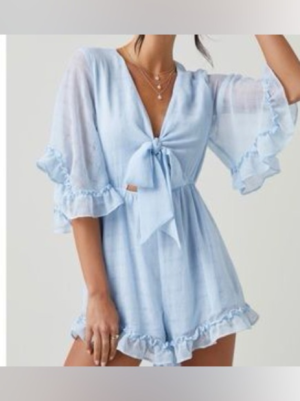Light Blue Romper